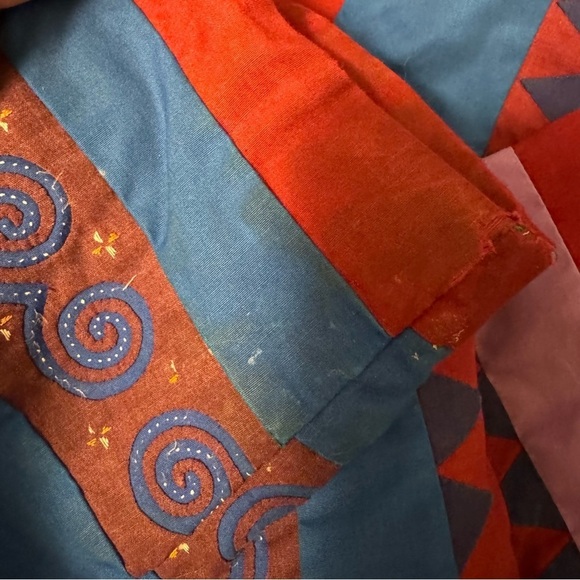 handmade Hmong jacket patchwork - Picture 6 of 7